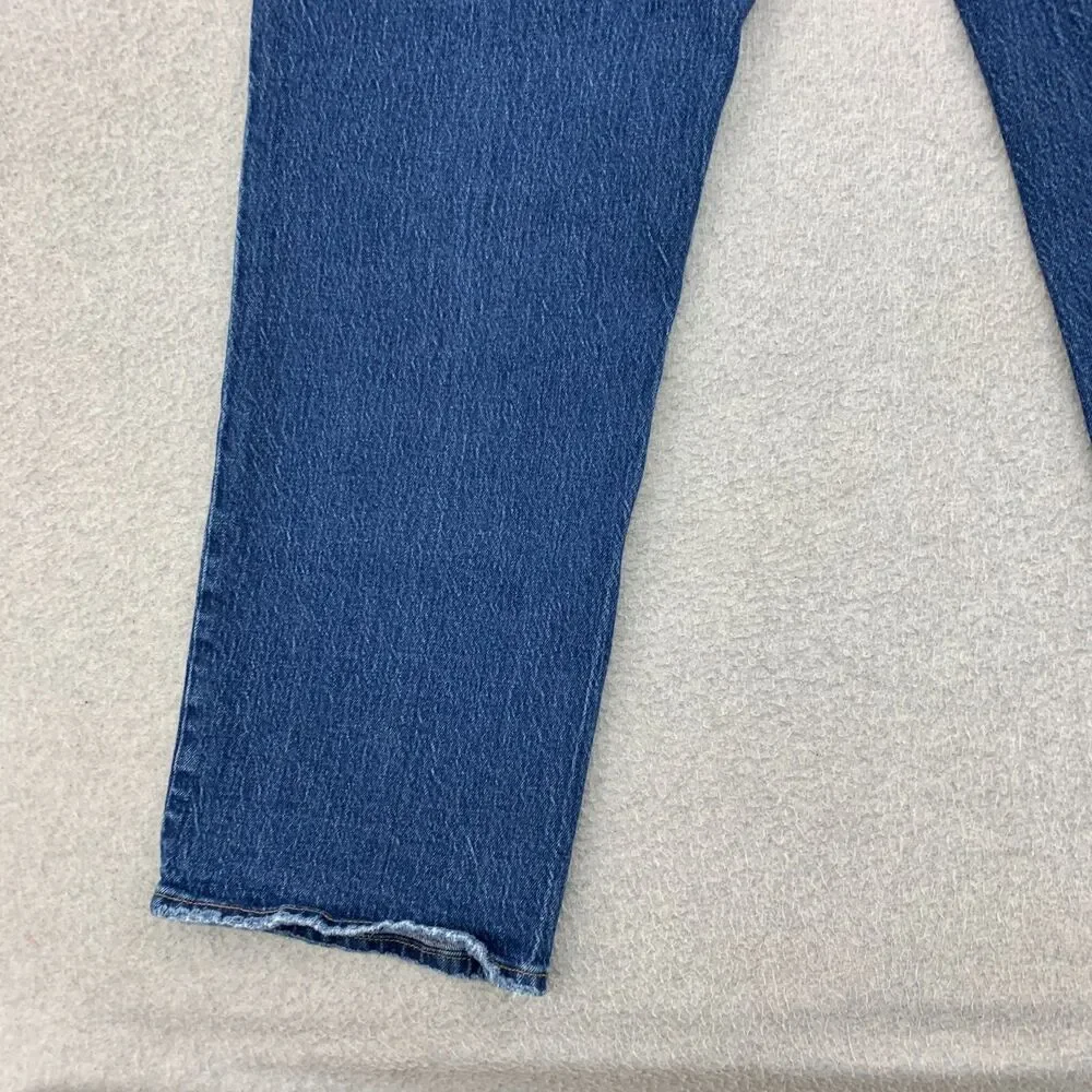 Abercrombie & Fitch Jeans 35/20R 90s Straight Ultra High Rise Stretch Denim - Picture 13 of 16